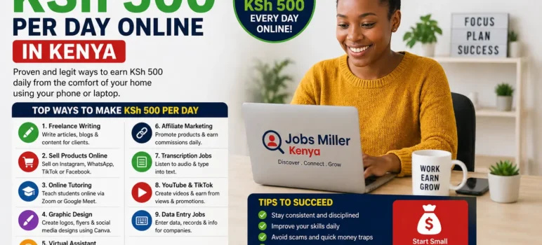 How to make KSh 500 per day online in Kenya