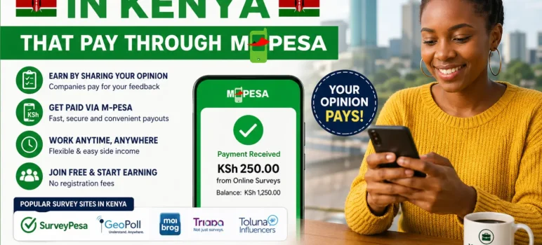 Online Surveys in Kenya that Pay Through M-Pesa