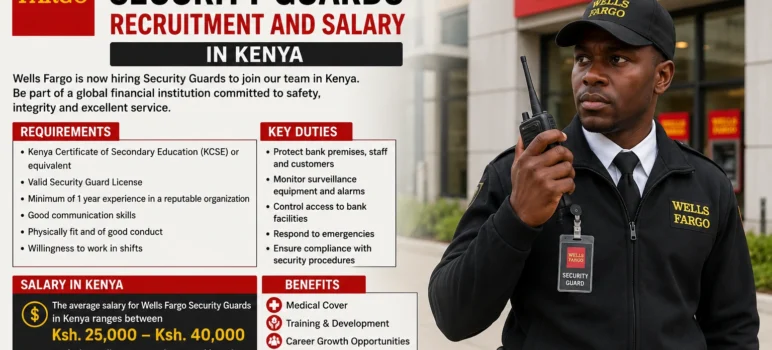 Wells Fargo Security Guards Recruitment and Salary in Kenya
